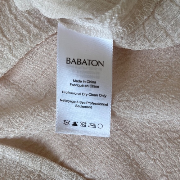 Aritzia Babaton⎜ALLAN BLOUSE⎜BONE - Picture 9 of 11